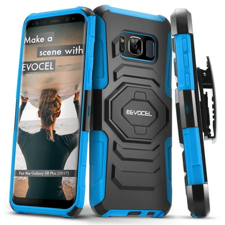Galaxy S8 Plus Case, Evocel [Belt Clip Holster] [Kickstand] [Dual Layer] Phone Case for Samsung Galaxy S8 Plus (SM-G955) (2017 Release),