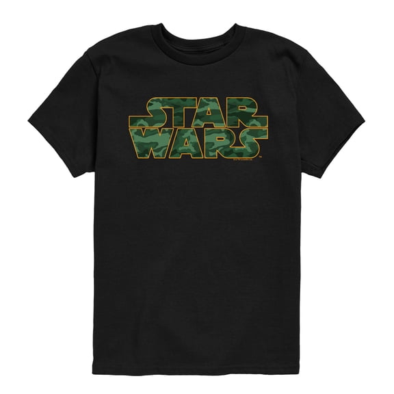 Star Wars - Camo Logo - Youth Boys Short Sleeve Graphic T-Shirt