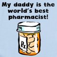 thumbnail image 2 of CafePress - My Daddy Is The Words Best Pharmacist Body Suit - Long Sleeve Cotton Baby Bodysuit, 2 of 4