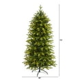 thumbnail image 4 of Nearly Natural Clear Prelit LED Green Holiday Fir Christmas Tree, 6', 4 of 8