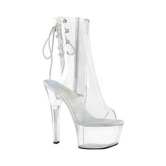 Women's Pleaser Aspire 1018C Platform Open Toe Bootie