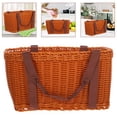 thumbnail image 2 of MasteelfCA Hand-Woven Basket Handmade Handle Bag Creative Storage Holder Portable Container Basket for Kitchen, 2 of 8