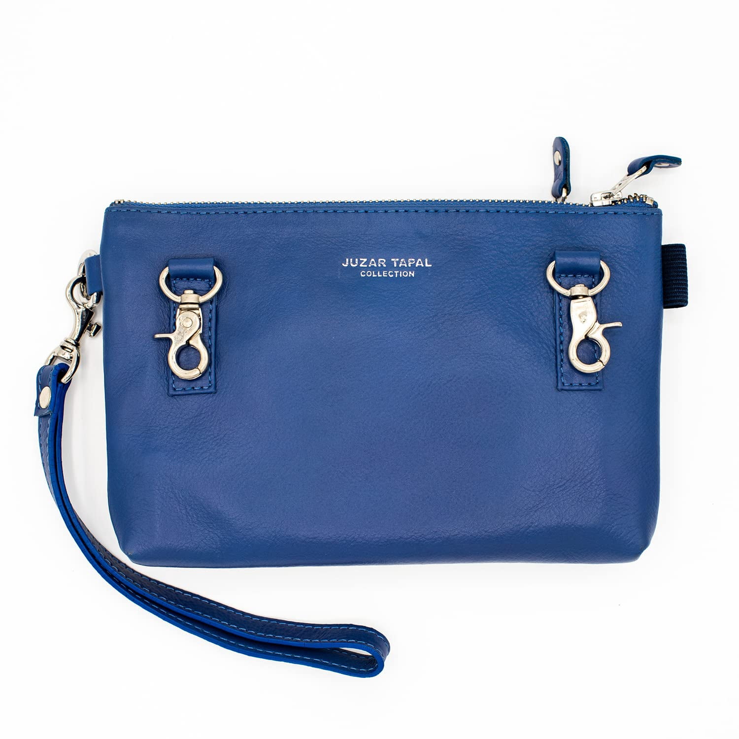 Leather Crossbody Bag Black Clip-on Everyday Purse Waist Bag for Women by Juzar Tapal Collection