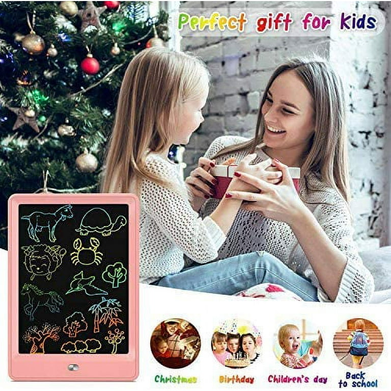 Kids Tablet 10in Lcd Writing Tablet Toys For 3 4 5 6 7 8-10 Year Old Girls  Boys Airplane Travel Essentials Kids Board Games Chrismas Birthday Drawing