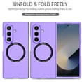 thumbnail image 3 of group Magnetic Case for Samsung Galaxy Z Fold 7, Support Wireless Charging Slim Lightweight Non-Slip Glossy Back Cover Shock-Absorbent Anti-Scratch PC Shell for Women Men, Black, 3 of 9