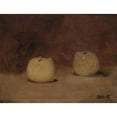 thumbnail image 2 of Édouard Manet 24x19 Gold Ornate Framed and Double Matted Museum Art Print Titled - Still Life with Two&nbsp;Apples (ca.&nbsp;1880), 2 of 4
