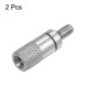 thumbnail image 3 of 2uds Cuadrante Digital Indicador Extensión Vástago Varilla 15mm Longitud 5mm M2.5 Rosca 303 Inoxidable Acero para Altura Profundidad Calibre, Plateado Tono Unique Bargains indicadores de cuadrante, 3 of 5