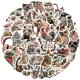 thumbnail image 3 of Pegatinas con esculturas de animales, vinilo impermeable, grafiti, 50 unidades, 3 of 4