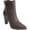 Brown Faux Leather, variant on Penny Loves Kenny Avid Women Bootie In Brown Tumbled