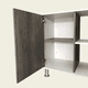 thumbnail image 3 of Mueble Bufetera Multiusos Decomobil Alacena con Puerta Blanco ABSOLUTO/Lombardia BU-02-BA/LO, 3 of 6