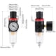 thumbnail image 5 of Regulador de aire, 1/4" Multipropósito Compresor de Aire Kit de Filtro Regulador con Indicador de Presión de Agua Trampa de Humedad Separador de la Herramienta de Reemplazo Ecomeon no, 5 of 6