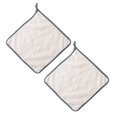 thumbnail image 1 of Oleegame 2PC Ten Dollar Items Non-stick Oil Hand Towel Rags Can Be Hung Rags Kitchen Rags Lazy Rags White, 1 of 2