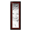 thumbnail image 2 of ArtToFrames 6" x 21" Honors Mahogany with Black Picture Frame, 6x21 inch Brown Wood Poster Frame (WOM-5154), 2 of 7