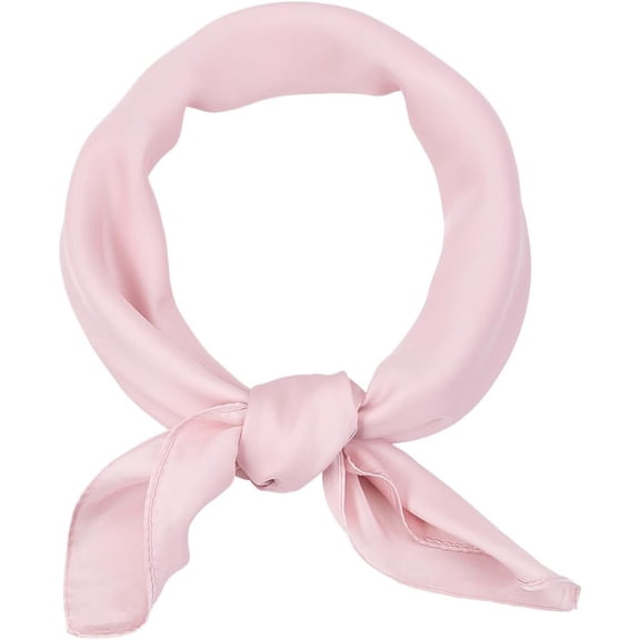 Black Silk Scarf Imitated Silk Fabric Soft Silky Square Scarf Sleeping Hair Protect Large Size for DIY handcrafting