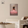 thumbnail image 3 of Princess in Pink Canvas Ebony Portrait Art by Art Remedy, Black Frame, 30" x 45", 3 of 7