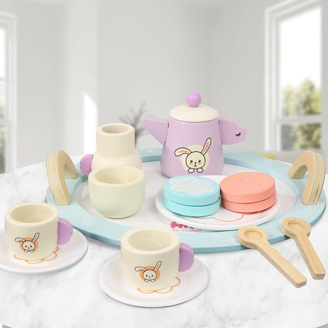 Simulación de juguete para el té de , juguete educativo para edades tempranas, juguete de comida de imitación, para unisex, regalos de CUTICAT Juego de rol de simulación