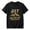 Black D, variant on Men's Black Short Sleeve Crew Neck T-Shirt, Asian Mountain Sunset Graphic Tee, Casual Summer Travel Top