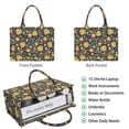 thumbnail image 2 of Large Capacity Tote Bag,Pioneer Flower Floral Print Pattern Handbag Fashion Luxury Tote Bag,15.7"x13"x 5.1" Inches,Laptop Compatible, 2 of 6