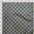 thumbnail image 4 of oneOone Rayon Dark Blue Fabric Check Sewing Craft Projects Fabric Prints By Yard 56 Inch Wide, 4 of 4