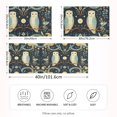 thumbnail image 2 of Yayeee Pillowcase Standard Size Set of 2 Satin Wrinkle Resistant Envelope Pillow Case, Mystical Owls Pattern, 2 of 8