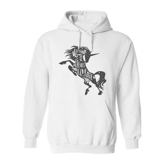 Let Your Dreams Come True. Hoodie Women -Image by Shutterstock, Female Large