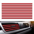 thumbnail image 4 of 10 piezas de moldura para salida de ventilación de coche, moldura interior de PVC para salida de ventilación de aire acondicionado de coche, 4 of 9