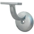 thumbnail image 2 of Heavy-Duty Aluminum Handrail Bracket with 2-1/8" Round Base, Satin Nickel by Stone Harbor Hardware, 2 of 7