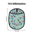 thumbnail image 3 of Pofeuu Travel1 Print Silicone Pot Mat Mitten With Hanging Loop Heat Resistant Oven Mitts Non-Slip Bbq Baking Smoking Potholders, 3 of 7