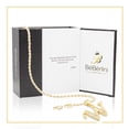 thumbnail image 2 of BEBERLINI Women Letter W CZ Charm Anklet 14K Gold Filled Rope Chain Ankle Bracelet Jewelry, 2 of 9