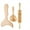Beige, variant on Massage Roller, Cellulite Massager, Arm Massage Tool 2Pcs, Wooden Therapy Massage Tools, Therapy Lymphatic Anti Cellulite Muscle Recovery Massage Tool,2pcs