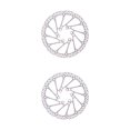 thumbnail image 1 of Greeniant Disco de freno de ciclismo de carretera para bicicleta de montaña, 120mm/140mm/180mm/203mm, Rotor de freno de Metal para bicicleta de Type1 NO1, 1 of 6