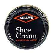 Kellys Shoe Cream - Professional Shoe Polish - 1.5 oz - Brown
