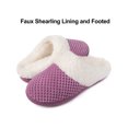 thumbnail image 4 of ULTRAIDEAS Women's Comfy Coral Fleece Memory Foam Slippers, Slip-on House Slippers for Indoor Use, 4 of 5