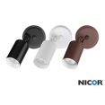thumbnail image 4 of NICOR Éclairage 50W Blanc Cylindre Simple Lumière de Sécurité Réglable (11512), 4 of 4