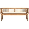 thumbnail image 4 of Safavieh Brentwood Indoor/Outdoor Traditional Acacia Patio Bench, 4 of 8