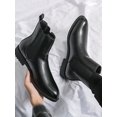 thumbnail image 1 of Men's Chelsea Boots Casual Boots, Comfortable British Style Winter Leather Boots, 1 of 4