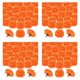 thumbnail image 1 of 400x Cabezas de Flores Artificiales Flores Falsas de Caléndula de Seda, Naranja, 1 of 6