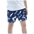 thumbnail image 3 of Gubotare Toddler Boy Swimsuit Trunks Boys Swim Trunks Toddler Swim Shorts Bathing Suit Kids Swimsuit Youth Swimwear Size 6-7T (Dark Blue,6-7 Years), 3 of 5