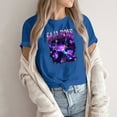 thumbnail image 4 of Nvse-KPop Demon Hunters Team T-Shirt – Unisex Short Sleeve Cartoon Graphic Tee for K-Pop and Movie Fans#Blue S, 4 of 4