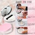 thumbnail image 4 of 4 Pcs Plastic Refillable Loose Powder Container with Puff  and Net Sifter, Portable Travel Empty Powder Container, 3 ml/0.1 oz Loose Powder Compact (Sliver&Pink), 4 of 7