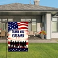 thumbnail image 3 of Amhnf Thank You Veterans American Flag Garden Flag For Home Outdoor Garden Yard Decor 12x18 inch, 3 of 5