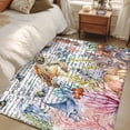 thumbnail image 4 of Brown Turtle Coastal Area Rugs 3'x5', Small Throw Rugs for Living Room Bedroom, Summer Beach Coral Seahorse Ocean Octopus Indoor Outdoor Rug Non-Slip Low Pile Carpet Runner Reversible Floor Mats, 4 of 8