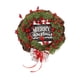 thumbnail image 2 of Guirnalda de puerta navideña de 13,8 pulgadas, bayas rojas, coronas , decoración navideña Negro Macarena  Corona de invierno, 2 of 8