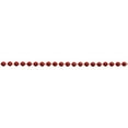 thumbnail image 5 of Northlight Shiny Beaded Christmas Garland -15' x .25" - Crimson Red - Unlit, 5 of 6