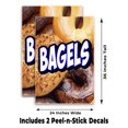 thumbnail image 2 of Bagels (24" X 36") Vinyl Decal Only (Pack of 2) |Sign|Sticker|Poster, 2 of 4
