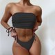 thumbnail image 2 of Traje de baño de playa con correa superior de tubo trasero de color sólido dividido cómodo para mujer OAVQHLG3B Store lin121212, 2 of 4
