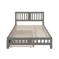 thumbnail image 4 of AFI Tahoe Queen Wood Platform Bed with Headboard Footboard & Twin XL Trundle, Grey, 4 of 7