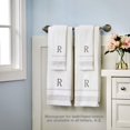 thumbnail image 5 of Toalla de mano SKL Home Casual Monogram, 100% algodón, 16 x 26 cm, color blanco, 5 of 5