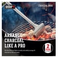 thumbnail image 4 of Charcoal Rake for Grill - 21 Inch Stainless Steel BBQ Coal Tool - Heavy Duty Grill Accessories for Arranging Hot Coals; Safe & Easy Charcoal Management, 4 of 7
