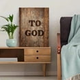 thumbnail image 5 of Qisvanset TO GOD Worship Room Canvas Wall Art 15.75x11.81 Inches, 5 of 8